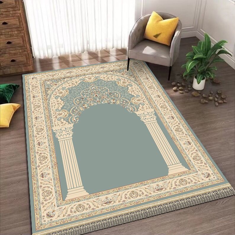 Sajadah bulu halus Kilat/glossy/silk Uk 50x100cm