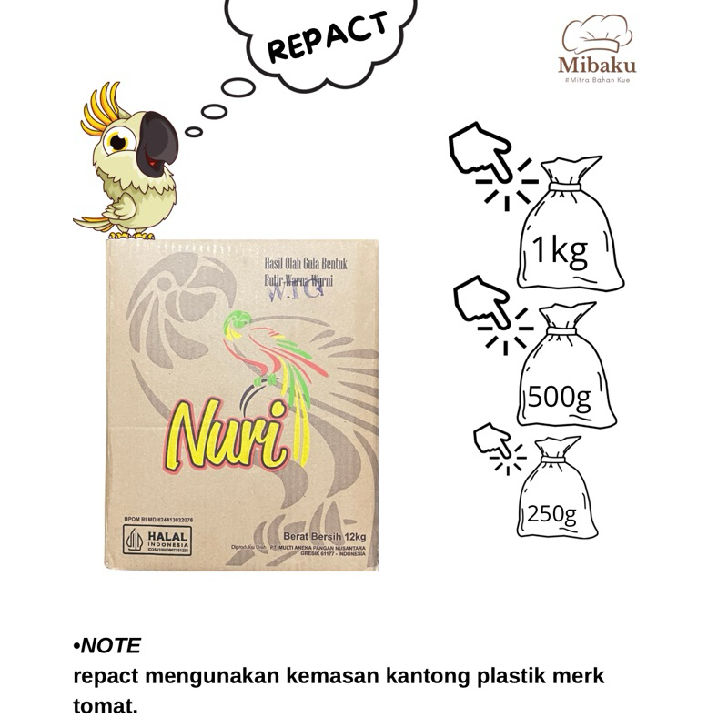 

Nuri Meses – Cokelat Warna-warni repack 250gr 500gr 1kg