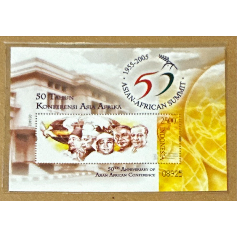 

(BB) PRANGKO INDONESIA 2005 SS 50 TAHUN KONFERENSI ASIA AFRIKA . MNH.