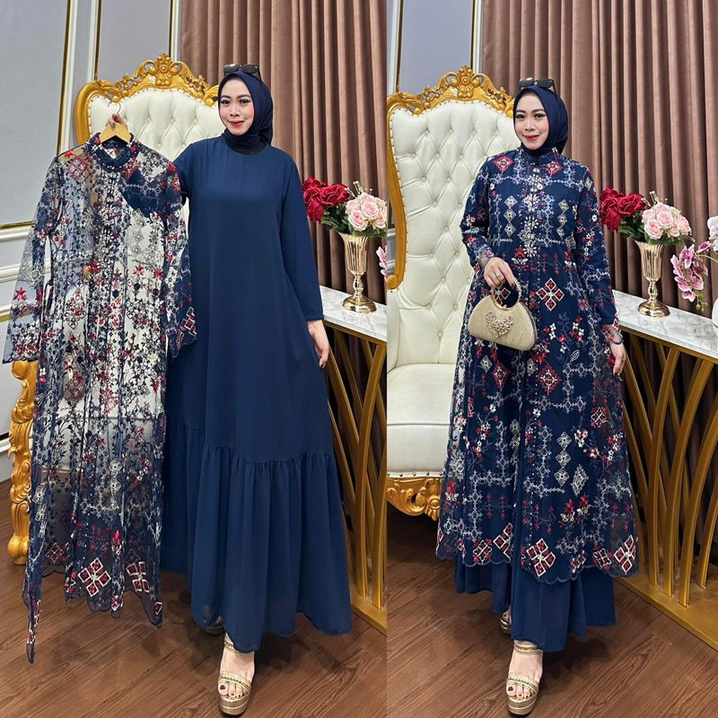 Jasmine Dress Tile OneSet Lepas Pasang