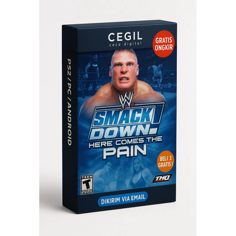 SMACKDOWN PAIN HERES COME THE Game PS2 Game Emulator PS2 bisa di PC, IOS plus emulator Beli 3 gratis