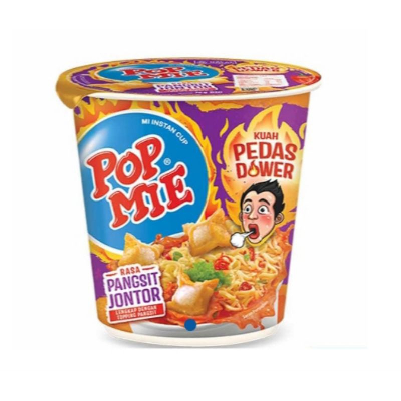 

Mi instan Popmi Pedas Dower pangsit New