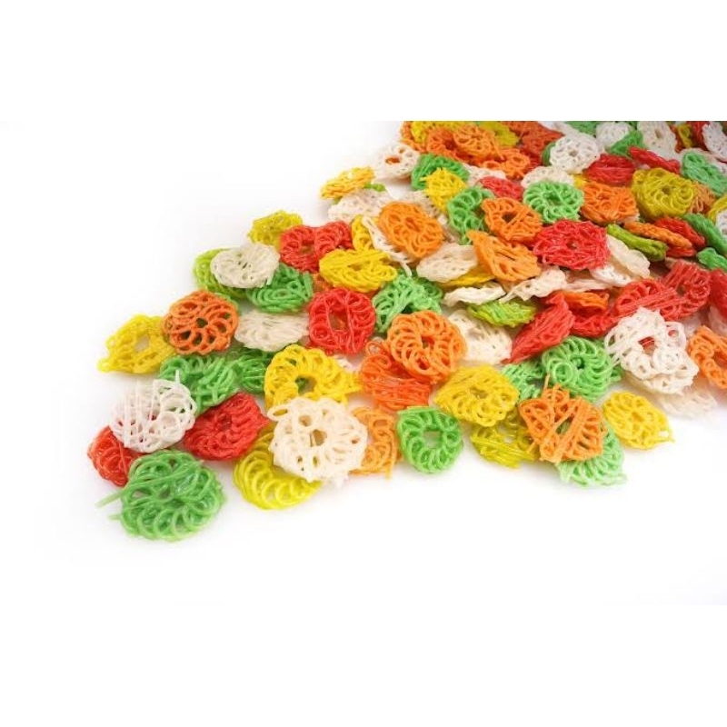 

Krupuk Mawar Warna-Warni | Krupuk seblak mawar warna-warni