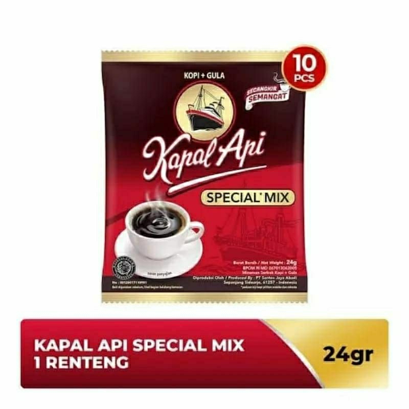 

Kopi Kapal Api Mix 25gr (1Renceng= 10pcs) (1Dus = 12 Renceng)