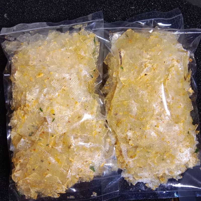 

250 gr - Kripca Kripik Kaca Keripik Kaca beledug beledag renyah khas ciamis snack gurih renyah pedas - 100 gr