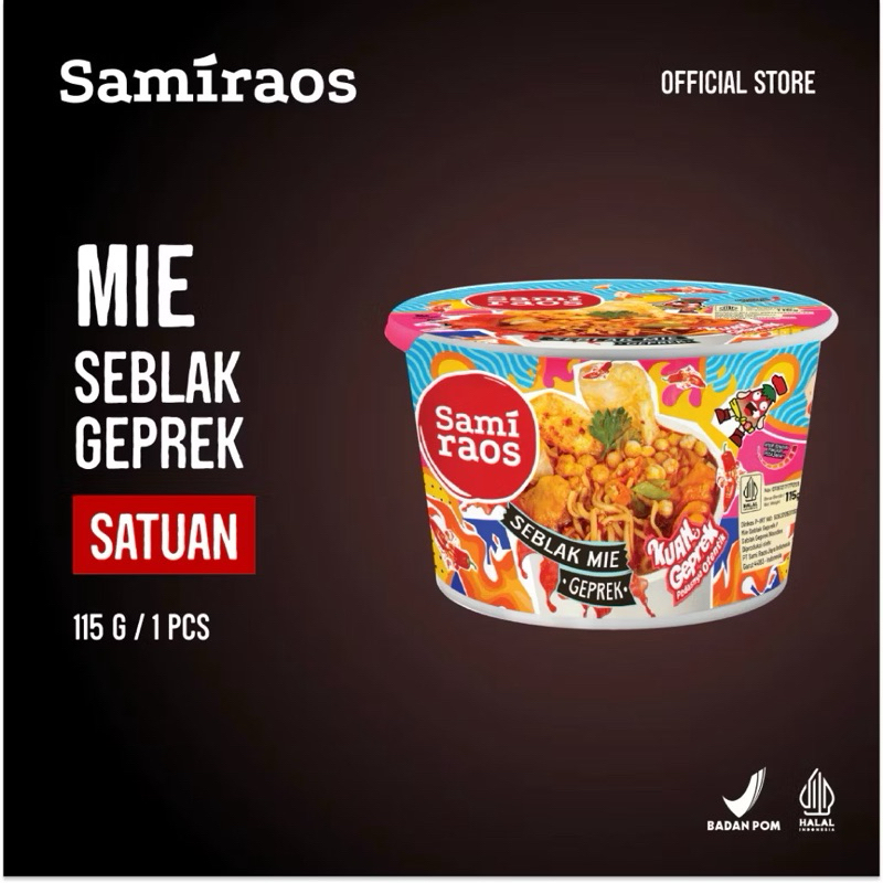 

Mie Seblak Geprek Samiraos