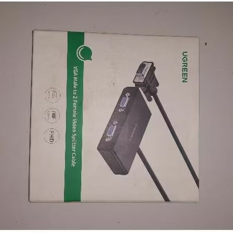UGREEN 1 VGA IN 2 VGA OUT SPLITTER KABEL