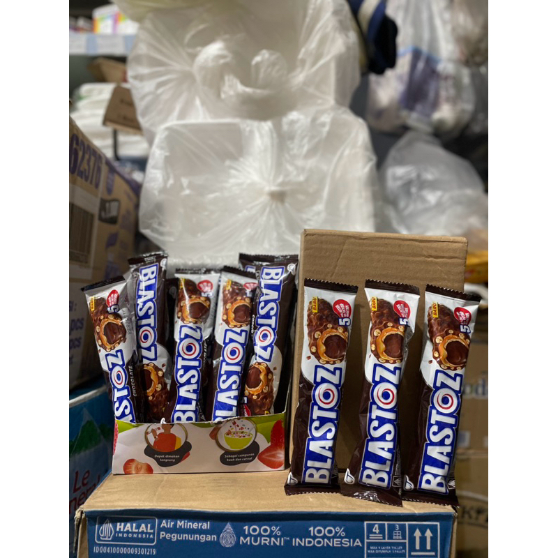 

1 PCS OT BLASTOZ CHOCOLATE 24 GRAM. 5 KEJUTAN DI SETIAP GIGITAN. 100% BARU BERSEGEL ORI HALAL INDONESIA.