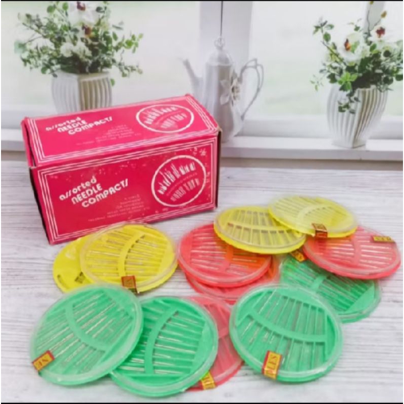 JARUM JAHIT ISI 24 PCS JARUM PIRING SACHET JARUM PIRING GROSIR ASEMKA