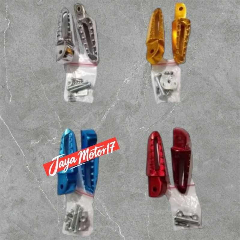 Footstep Step Pijakan Kaki Belakang Variasi CNC Motor Honda Beat Vario Scoopy Spacy Revo footstep mu