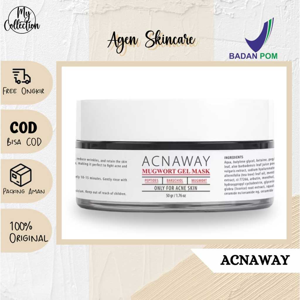 [READY LANGSUNG KIRIM] ACNAWAY Mugwort Acne Gel Mask | Gel Mask Acnaway