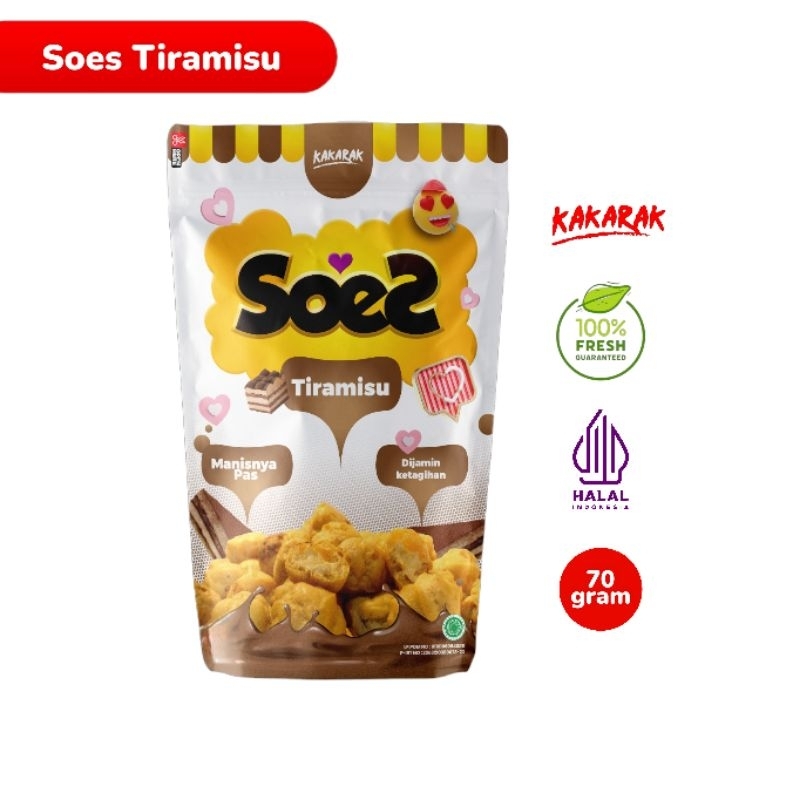 

KAKARAK - Soes Lumer Tiramisu 75gr