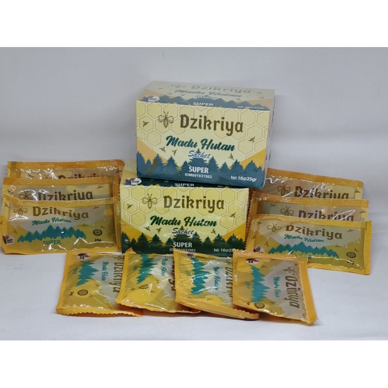 

Dzikriya Madu Hutan Super Sachet isi 10 praktis untuk traveling
