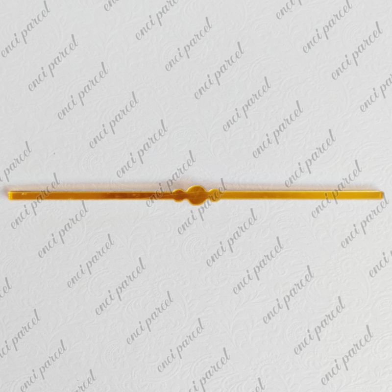 garis tepi model G bentuk bulat lingkaran hiasan mahar pernikahan bahan akrilik gold silver hitam pu