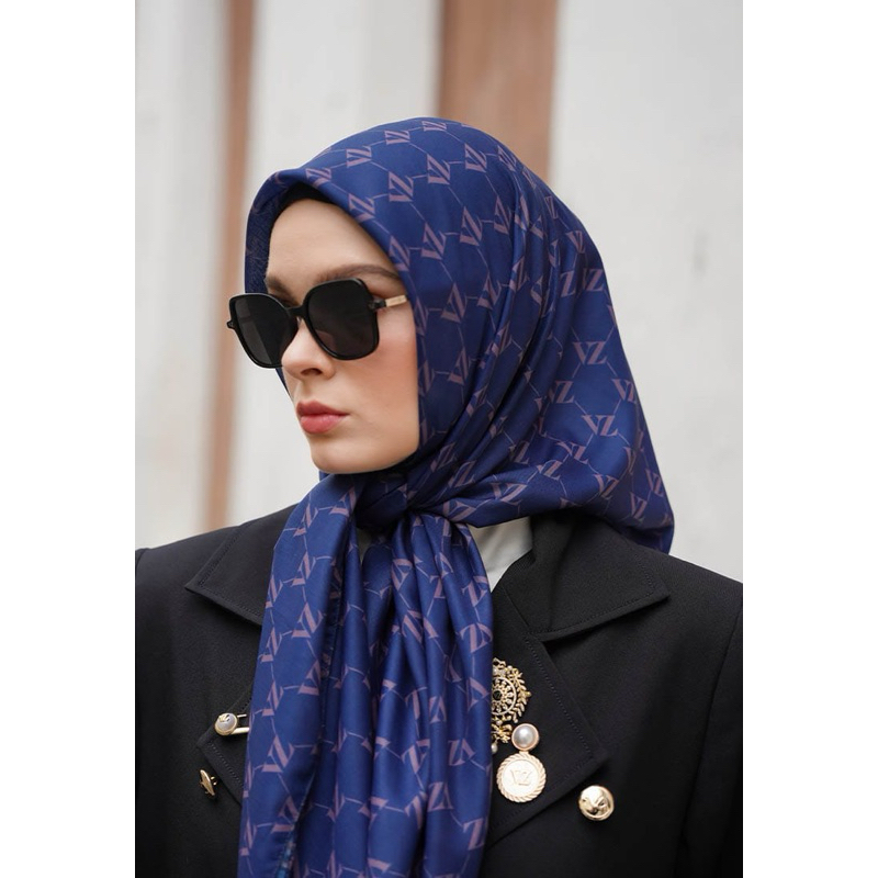 VIVI ZUBEDI MONOGRAM SCARF