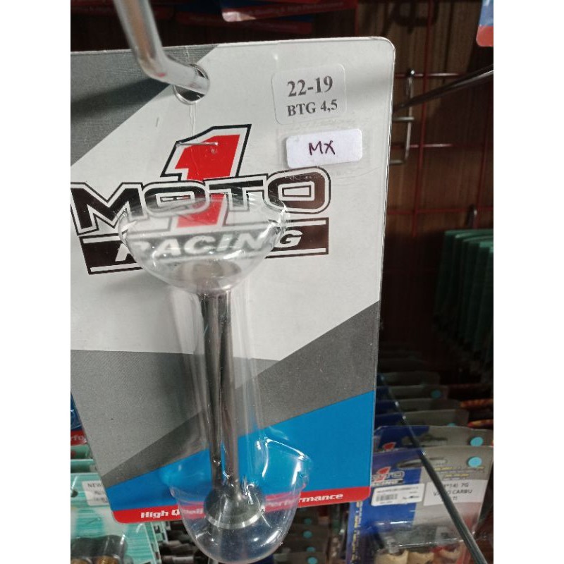 Klep MOTO 1 MX 135 Satria Fu Klep 22/19 batang 4.5mm