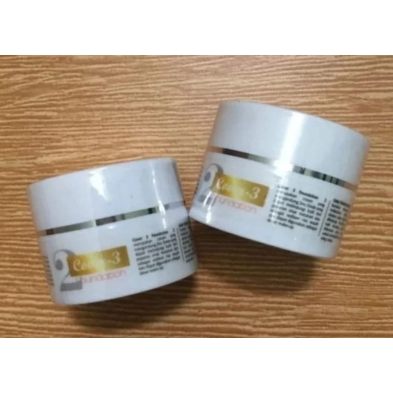 Cover 3 Foundation SPF 50 no 2 - sunscreen cream pencerah pelembab - krim tabir surya - sunblock - B