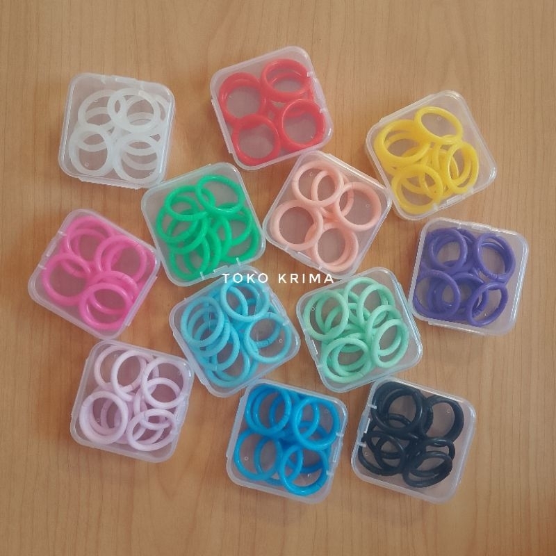 

Ring Binder Plastik Ring Flashcard Flash Card Buka Tutup Isi 10 pcs