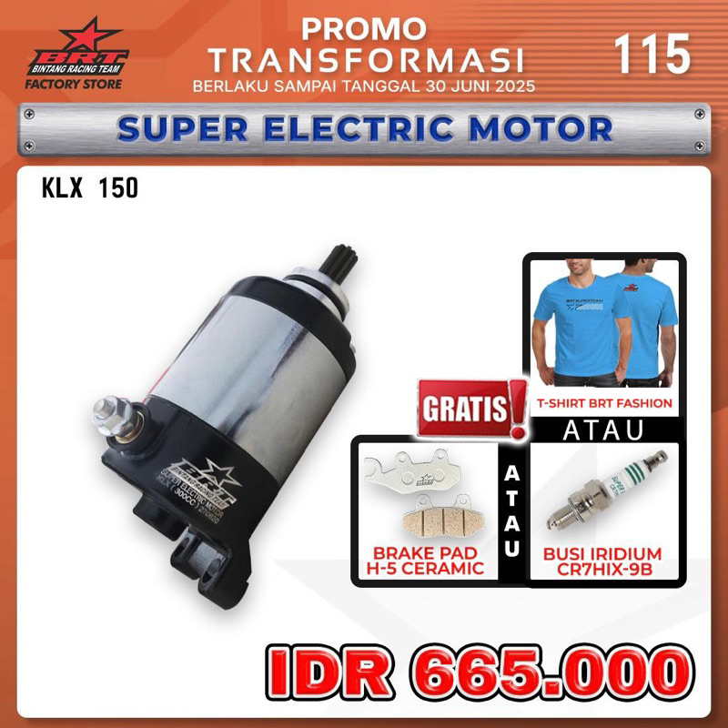 dinamo stater klx bore up BRT