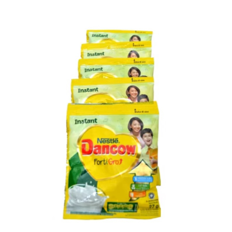 

DANCOW Fortigro Vanila Susu Bubuk Susu Anak 1 Renceng isi 10pcs