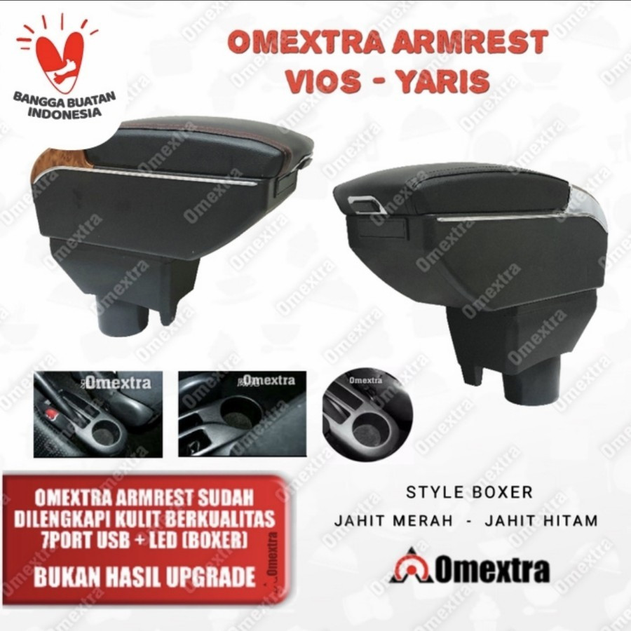 raibowshopp Armrest box USB - Consule - Console Box Vios Yaris Konsol - OMX LITE, VIOS GEN 1