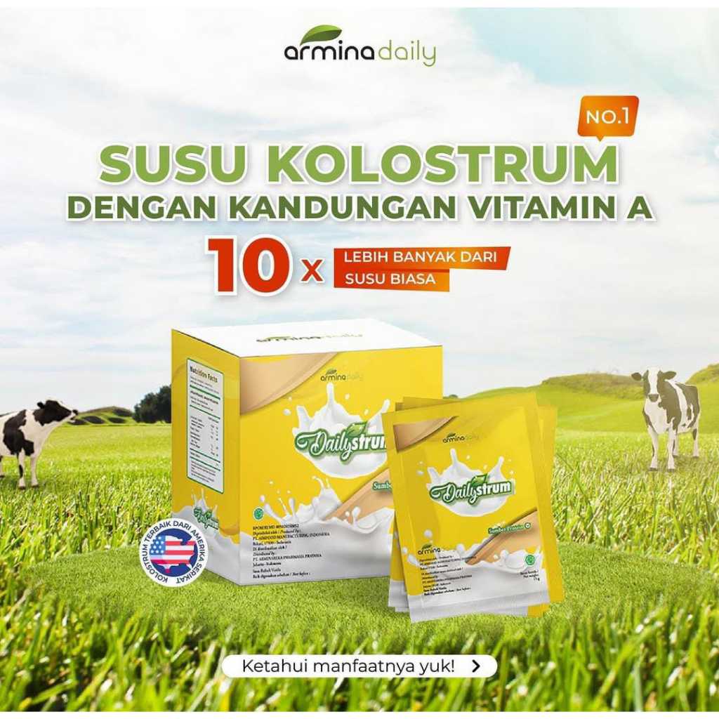 

Susu DailyStrum Atau Susu Kolostrum Armina Daily