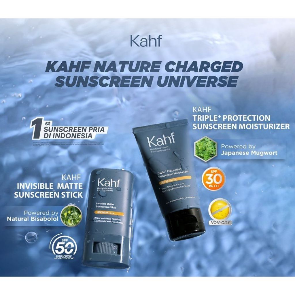 KAHF Invisible Matte Sunscreen Stick SPF 50 PA+++ / Sunscreen Stick