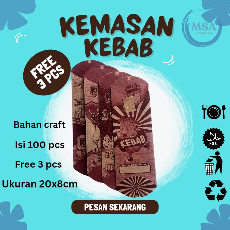 Kemasan kebab  Packaging kebab  Box kebab  Wadah kebab  Bungkus kebab  Desain kemasan kebab  Kemasan
