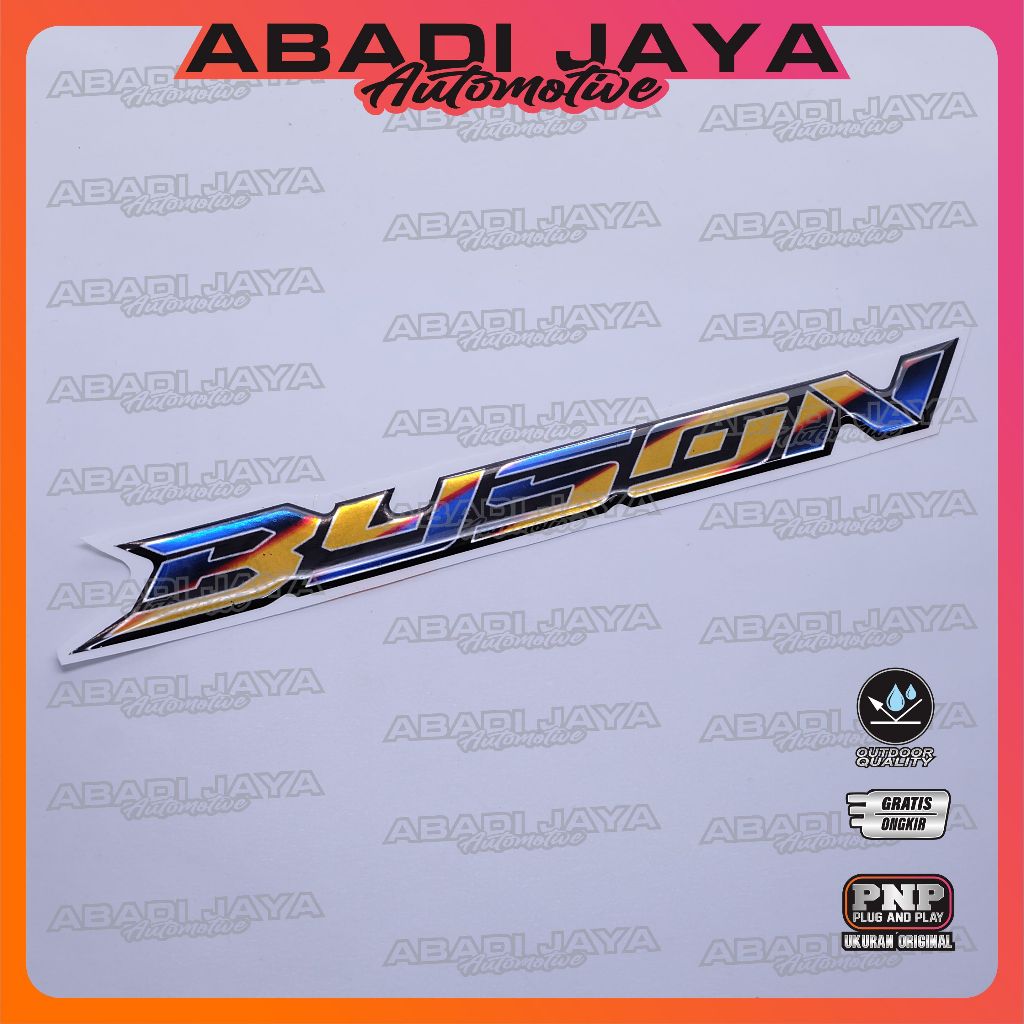 Emblem Timbul Yamaha Byson / Emblem Titanium Byson / Emblem Custom Byson