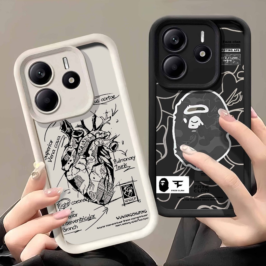 Softcase Rubber Pro Camera Timbul Redmi Note 14 4G Note 14 5G - Case Hp Redmi Note 14 4G - Casing HP