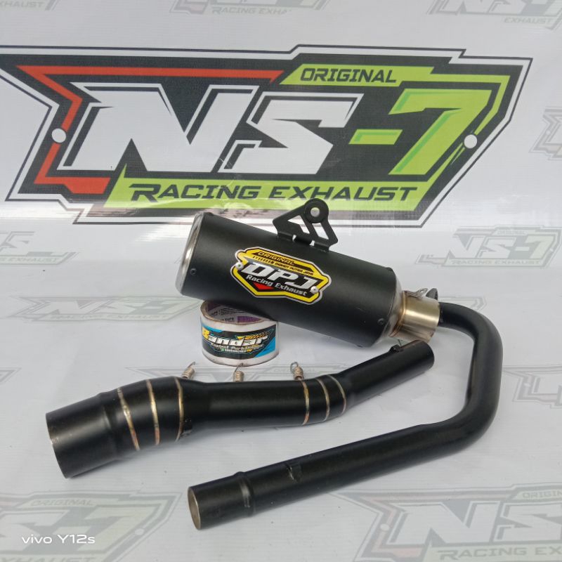 DPJ gp1 Black dof knalpot racing mx135old/new