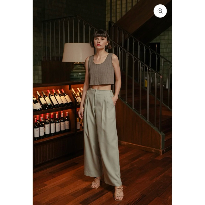 MAVEN - BIGAIL CROP - SLEEVELESS IN MERCURY