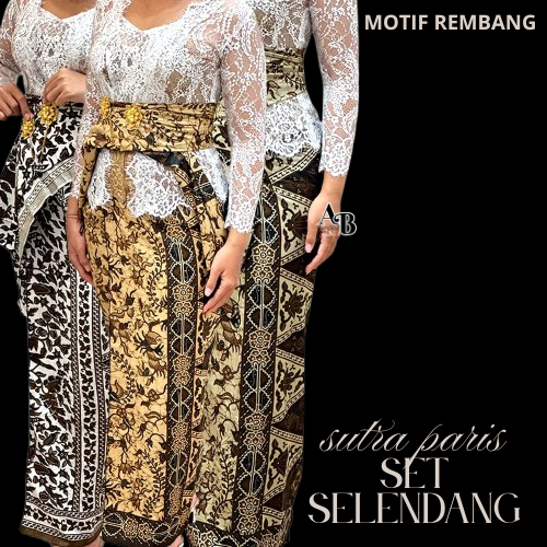 KAMEN SUTRA PARIS SET SELENDANG//KAMEN LEMBARAN BALI