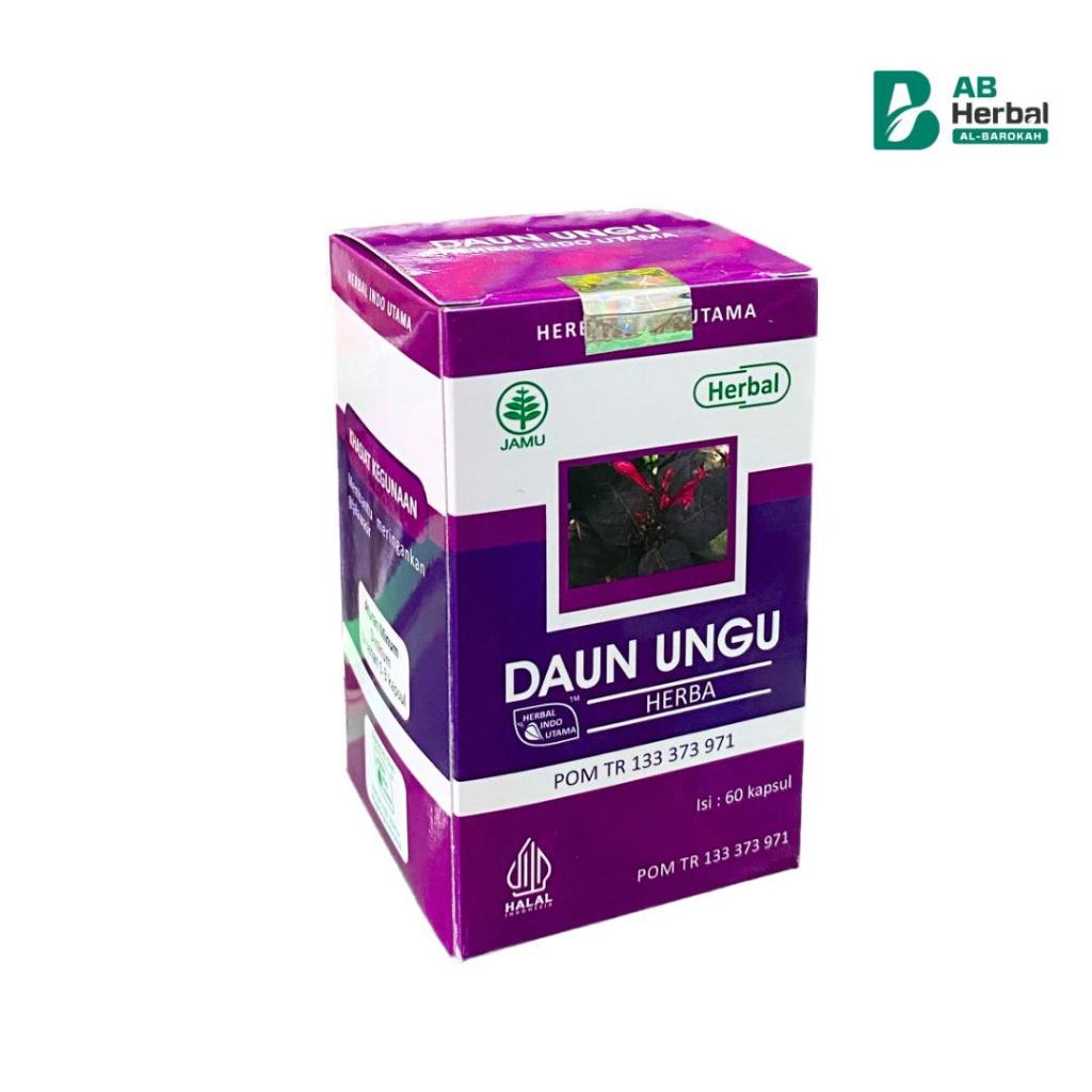 

Daun Ungu Herbal Indo Utama Untuk Wasir Ambeien Isi 60 Kapsul herbalindo
