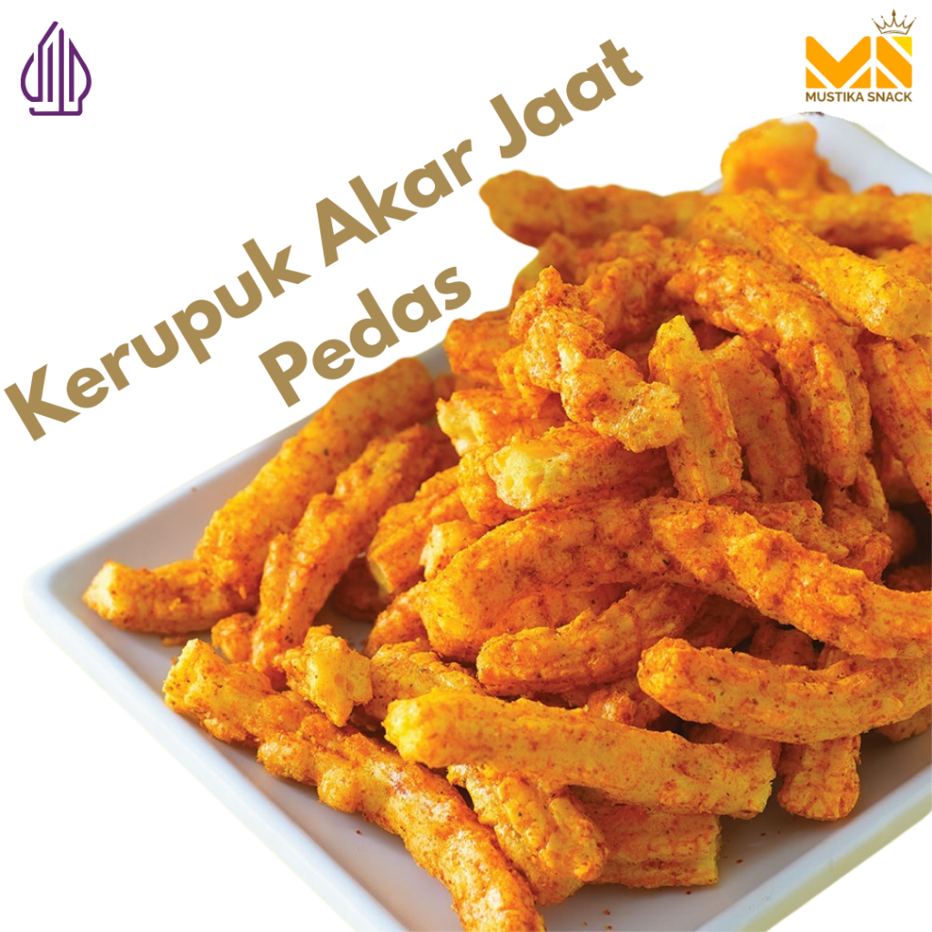 

Kerupuk Jaat Akar Kelapa Pedas Nagih 500gr
