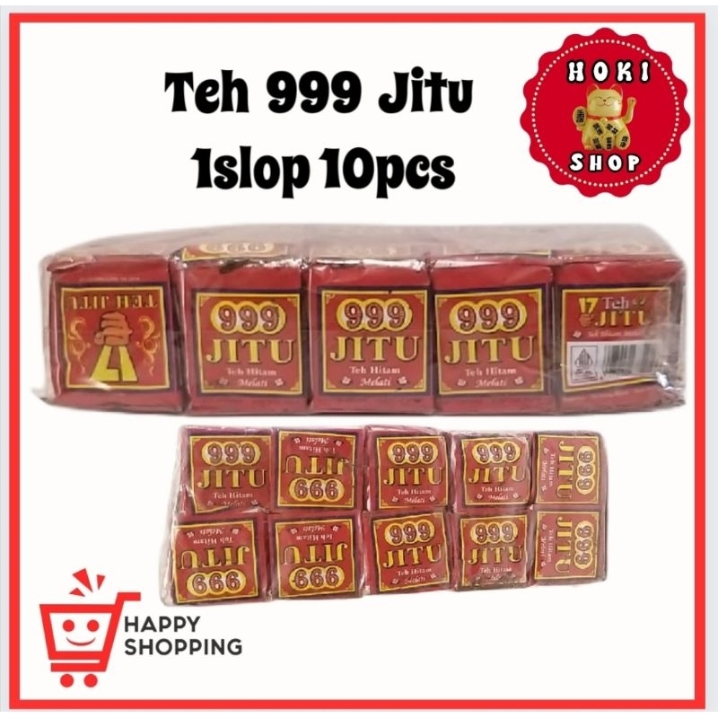

Teh 999 Jitu Merah 1slop 10pcs @45gr / Teh Hitam Melati 999 / Teh Jitu 999