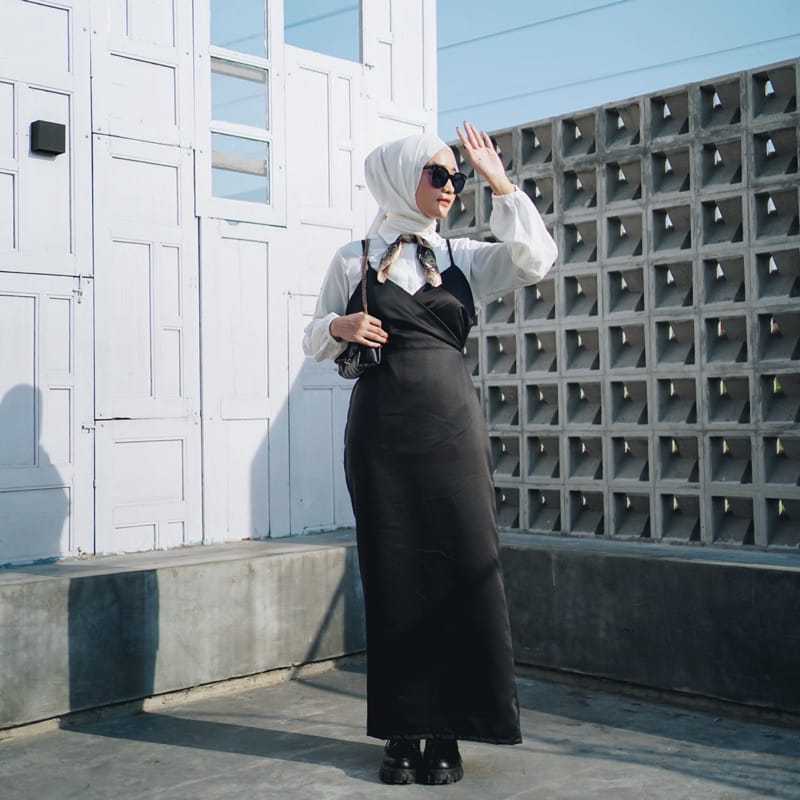 DRESS POLOS BAHAN SATIN MAXMARA / GAMIS MAXI BUSUI JUMBO / DRESS KONDANGAN BURGUNDY / DRESS FULL SER