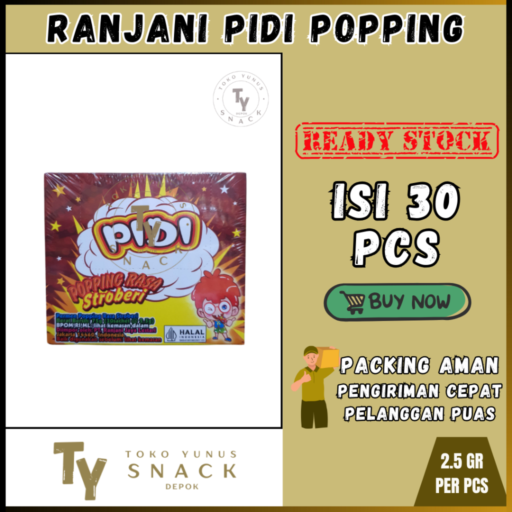 

RANJANI PIDI POPPING BOX ISI 30PCS @2,5GR