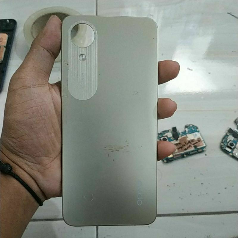 backdoor bekas Oppo a17k tanpa fingerprint ada tombol volume