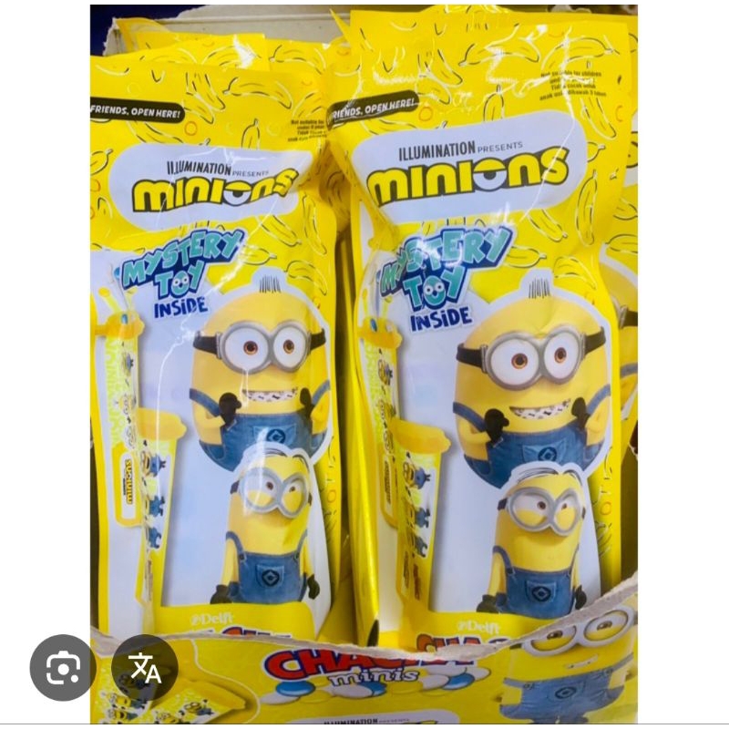 

Chacha Minis coklat Minions isi 2 x 12.5 gram / coklat chacha