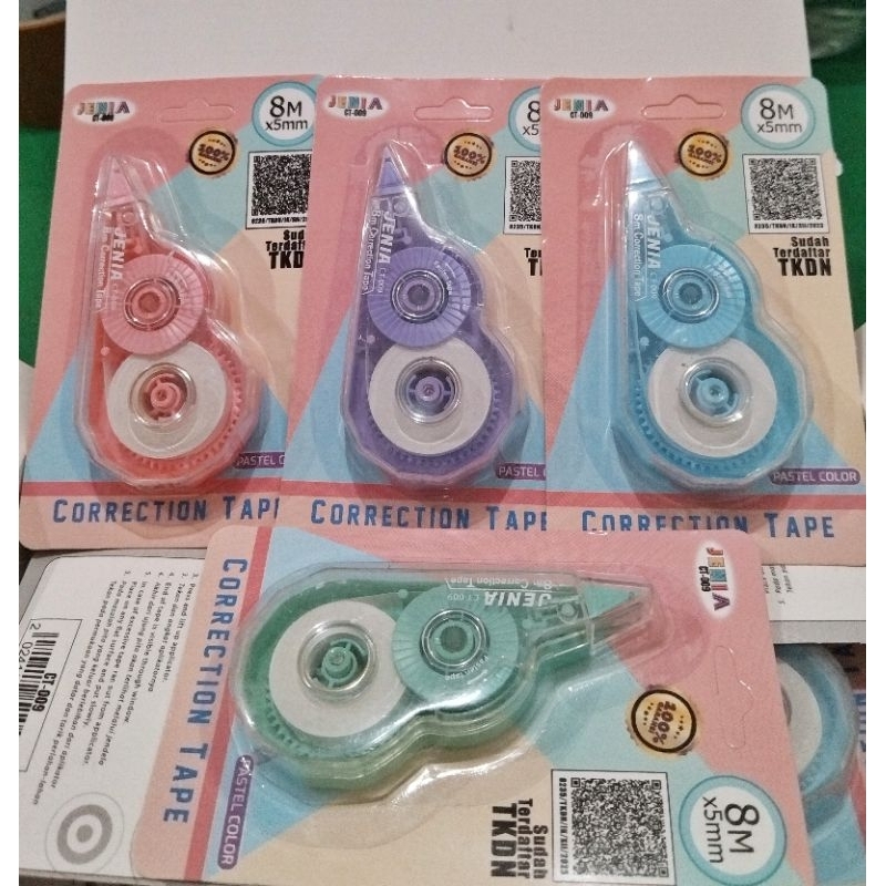 

Correction / Tipex Kertas Jenia CT-009 (8mm)