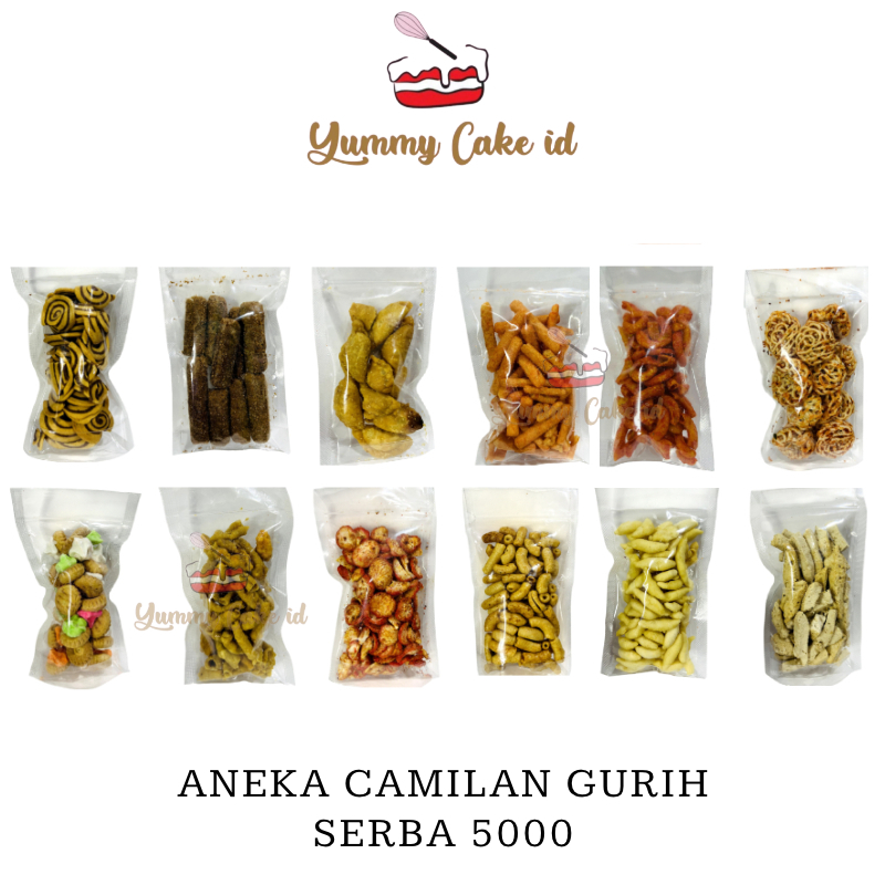 

YUMMYCAKEID ANEKA SNACK SERBA 5.000 BEBAS PILIH / CAMILAN MAKANAN RINGAN 5 RIBU / SNACK KILOAN 5 RIBU / CEMILAN CEMILAN JAJANAN GURIH