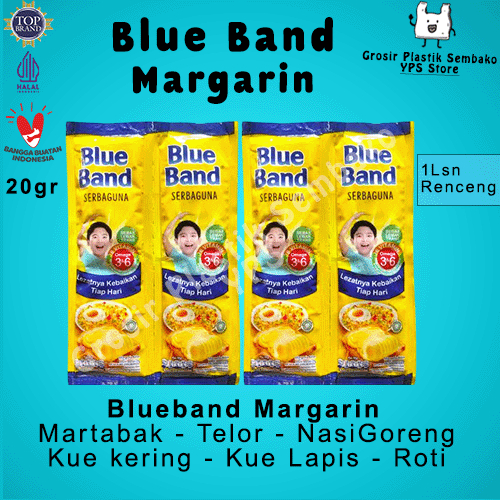 

BLUE BAND Sachet Serbaguna 20gr 1Renceng isi 6 PCS