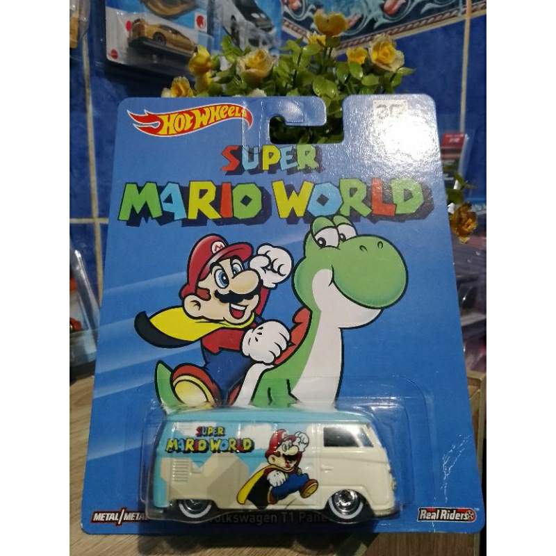 Hot Wheels Premium Volkswagen T1 Panel Bus Super Mario World