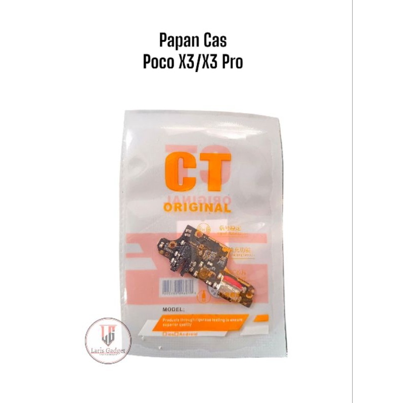 Flexibel Charger/Papan Cas Poco X3/X3 Pro full IC+Mic