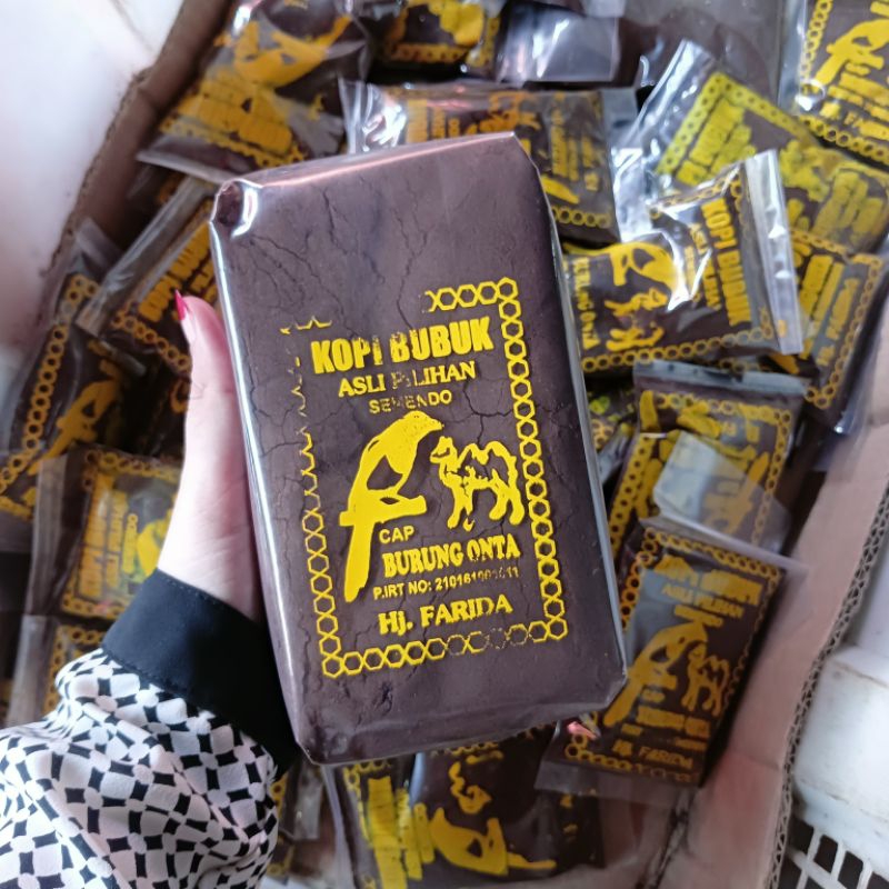 

KOPI BUBUK SEMENDO CAP BURUNG ONTA - KOPI HITAM SEDUH & BIKIN MELEK - 500GR (GRADE III)