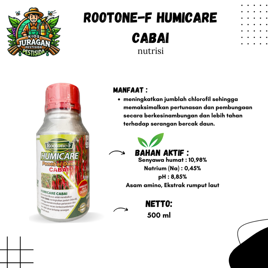 ROOTONE-F HUMICARE CABAI 500ML