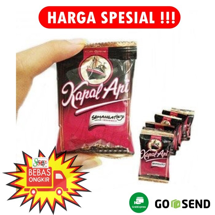 

Kopi Kapal Api Mini 6gr Tanpa gula 1 renceng