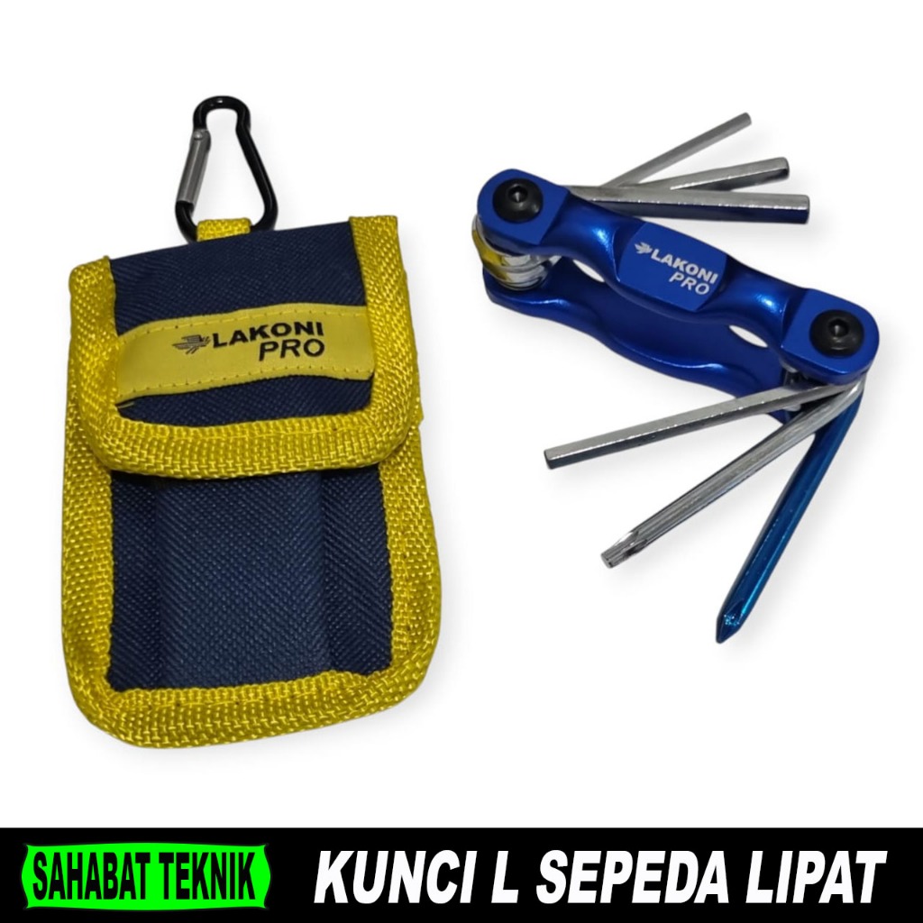 Kunci Sepeda Kunci L Set Lakoni Pro - Bike Toolkit Set 6 PCS Lakoni