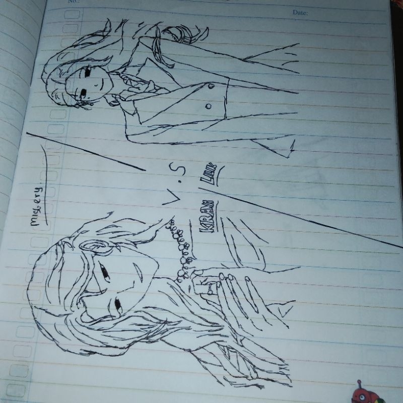 

gambaran karakter misteri/fiksi. koleksi anak anak smp/sd